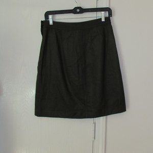 J. CREW BROWN LINED SKIRT Size 4